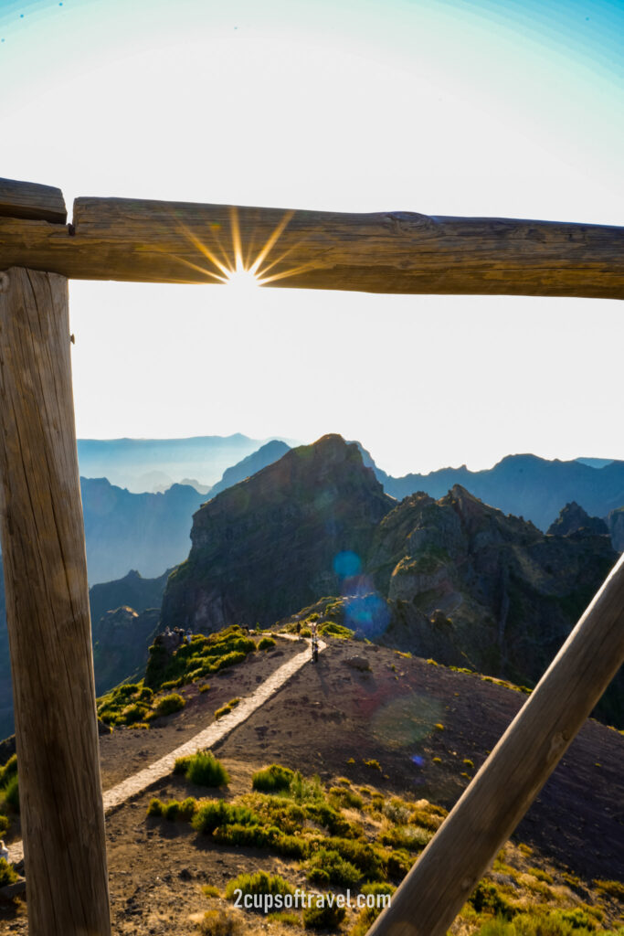 best sunset spot madeira the best hike in europe madeira PR1 pico do arieiro pico ruvio