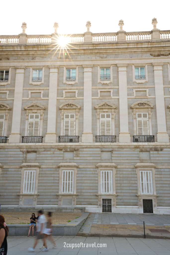 promenade between Temple de Debod and Catedral de Santa Maria royal palace madrid things to do