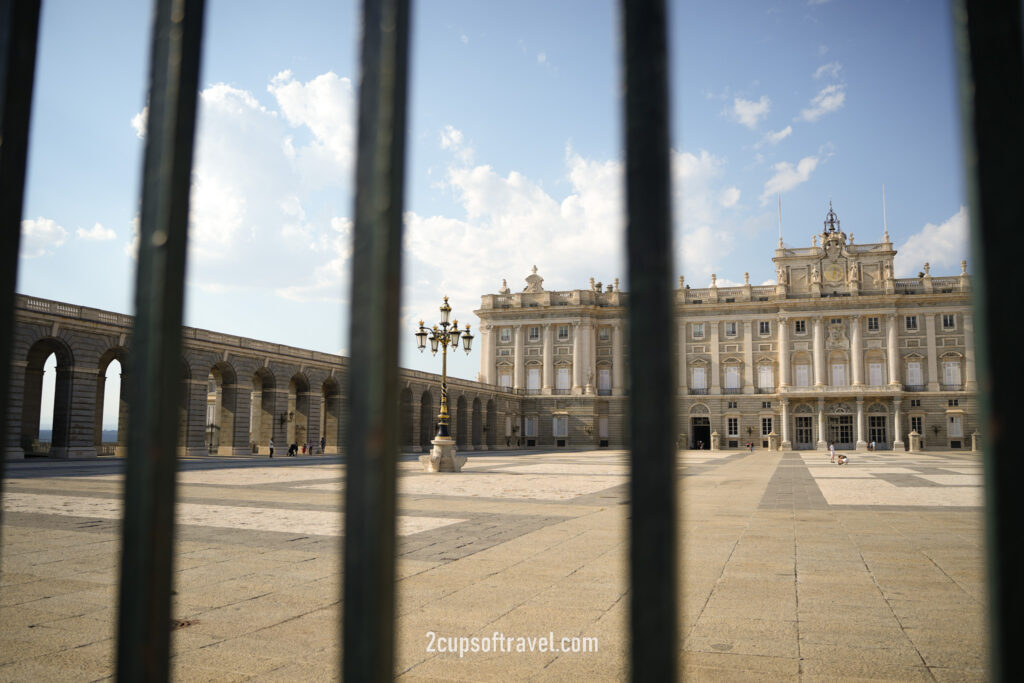 promenade between Temple de Debod and Catedral de Santa Maria royal palace madrid things to do best view madrid