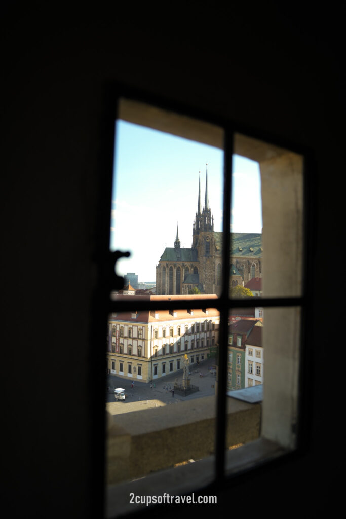 best view of Brno at the Old Town Hall gate view point czech