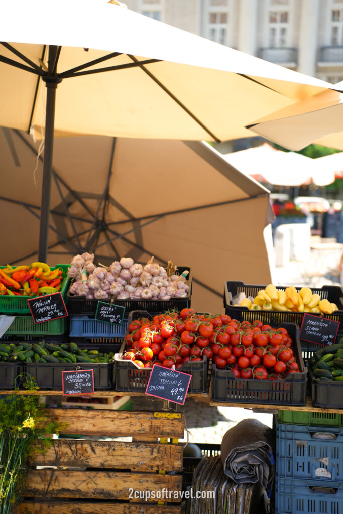 brno Zelny Trh vegetable and street market Kašna Parnas square