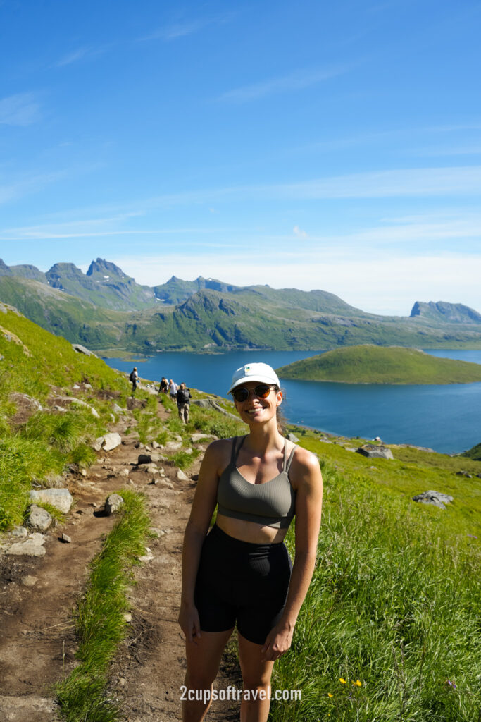 hike to ryten Kvalvika Beach ramberg flaksted lofoten island road trip guide