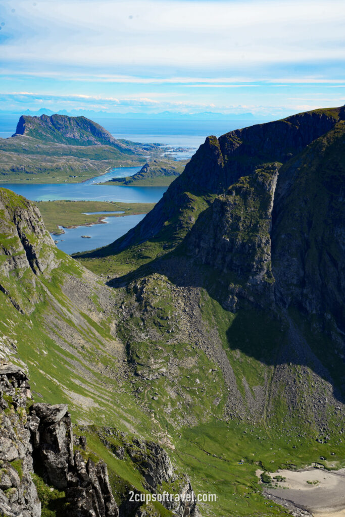 hike to ryten Kvalvika Beach ramberg flaksted lofoten island road trip guide