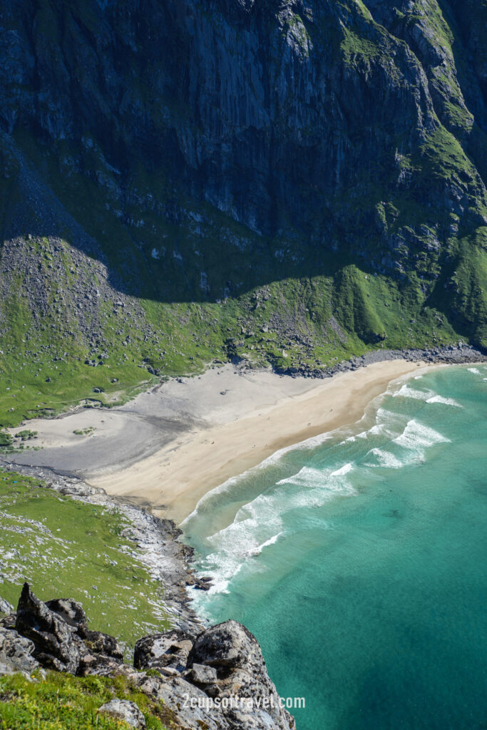 kvalvika beach hike ryten best beach norway lofoten islands