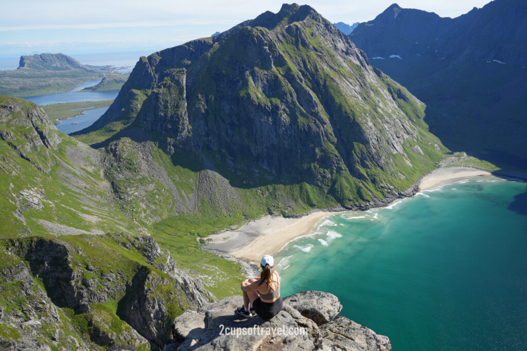 kvalvika beach hike ryten best beach norway lofoten islands