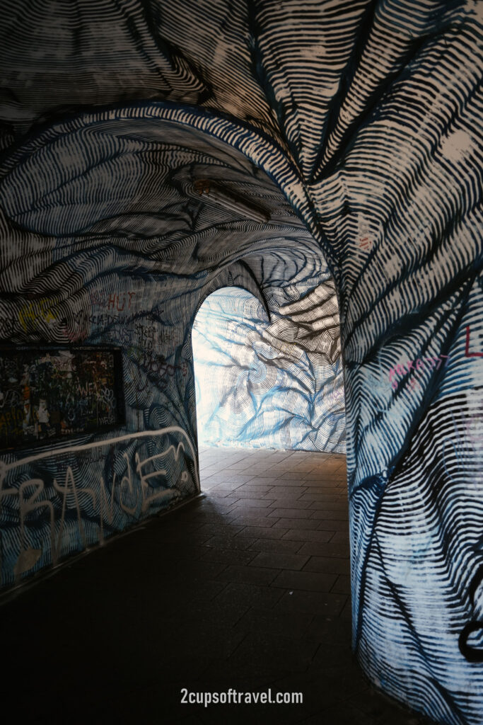 painted walkway - Lomená gallery olomouc things to do