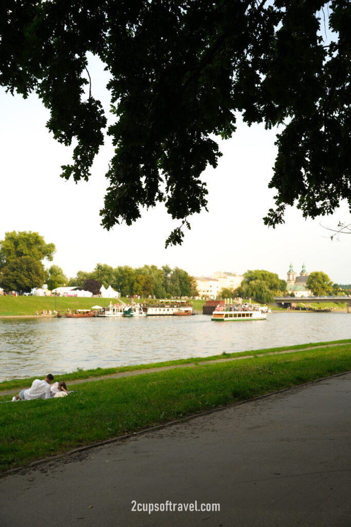 Vistula River krakow things to do summer guide