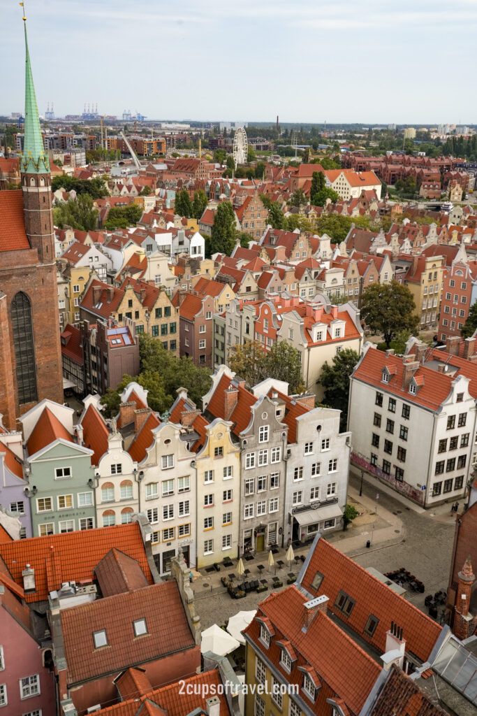 best view in Gdansk at the main town hall things to do poland hidden gem