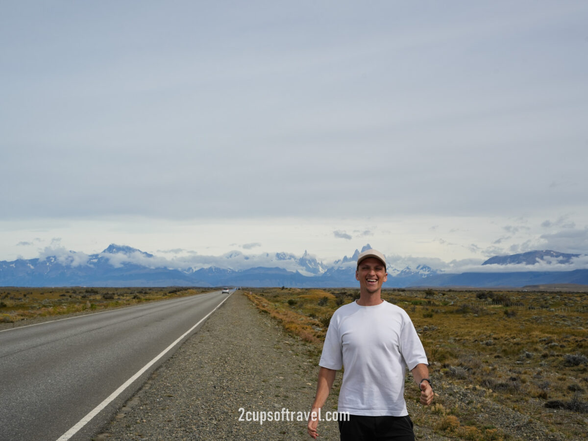 driving ruta 40 and ruta 23 argentina el chalten patagonia mirador fitzroy hotel la leona