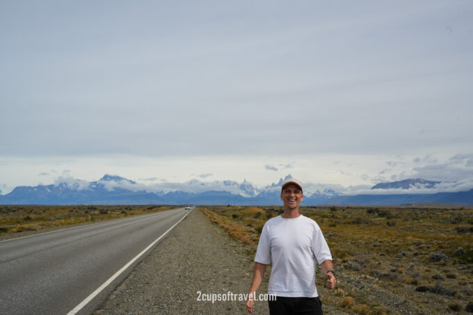 driving ruta 40 and ruta 23 argentina el chalten patagonia mirador fitzroy hotel la leona