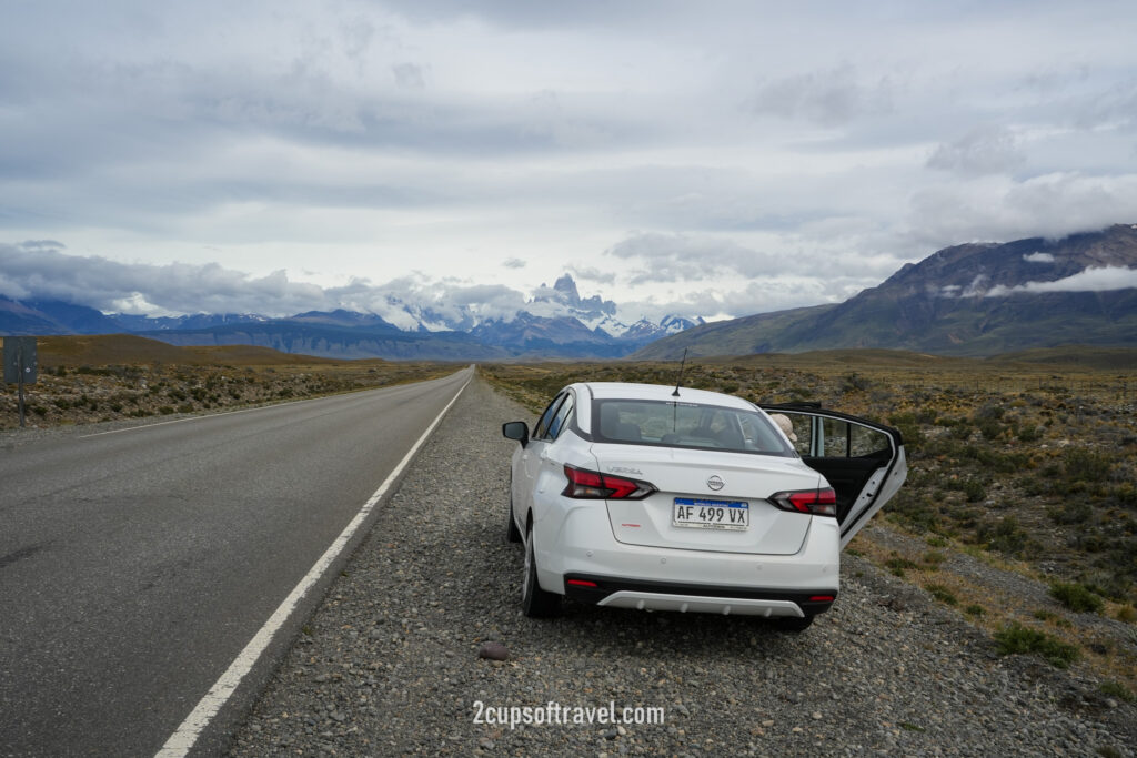 driving ruta 40 and ruta 23 argentina el chalten patagonia mirador fitzroy hotel la leona