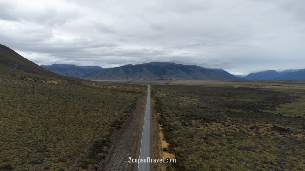 driving ruta 40 and ruta 23 argentina el chalten patagonia