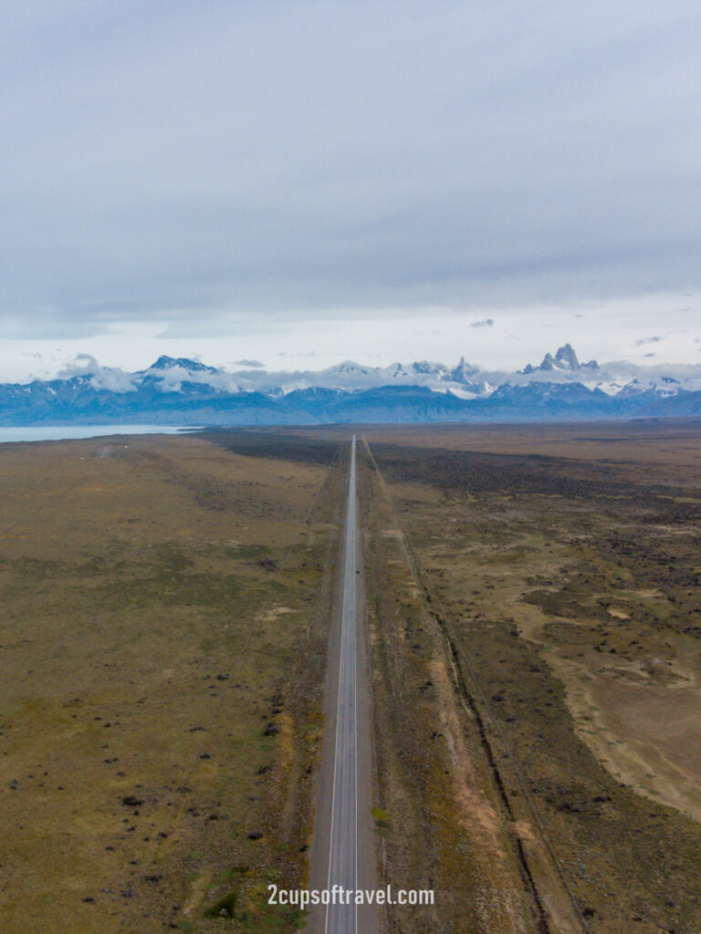 driving ruta 40 and ruta 23 argentina el chalten patagonia