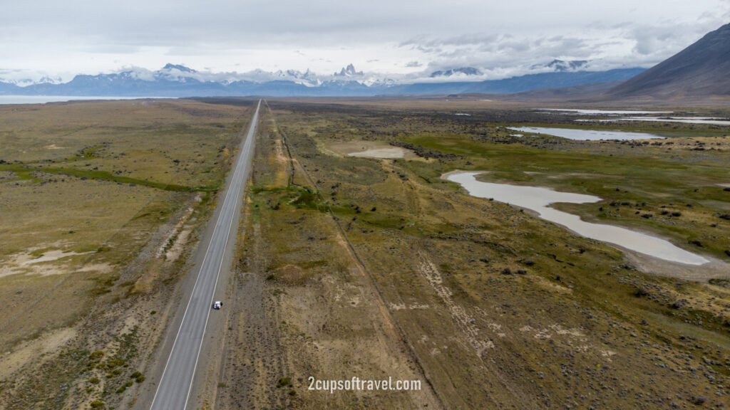 driving ruta 40 and ruta 23 argentina el chalten patagonia