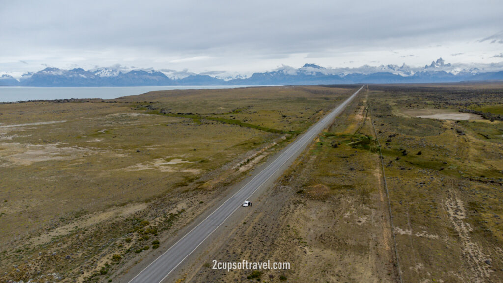 driving ruta 40 and ruta 23 argentina el chalten patagonia