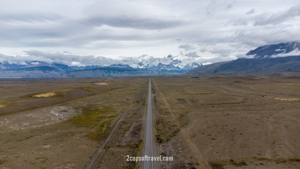 driving ruta 40 and ruta 23 argentina el chalten patagonia