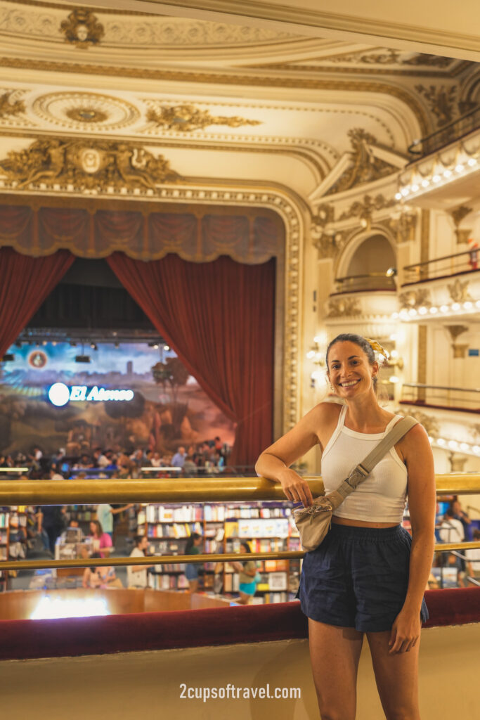 El Ateneo – a beautiful old theatre converted into one of the most picturesque bookstores buenos aires things to do