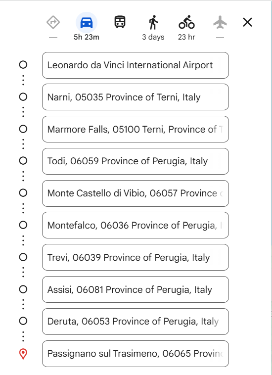 umbria ultimate road trip itinerary where to visit what to know map
