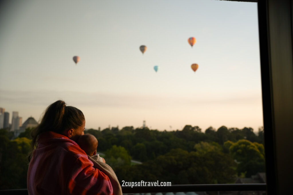 summer in melbourne hot air balloons