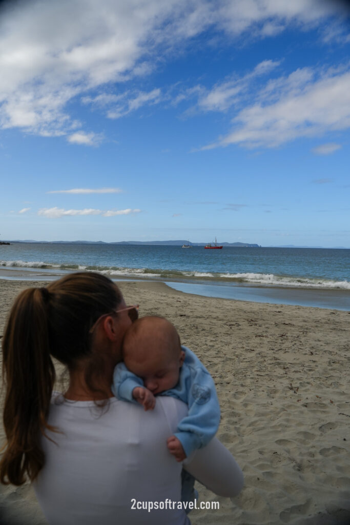 best beaches on bruny island hidden gem hanssons beach adventure bay