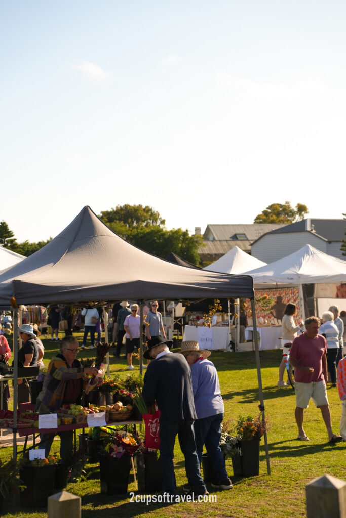 The Port Fairy Community market things to do