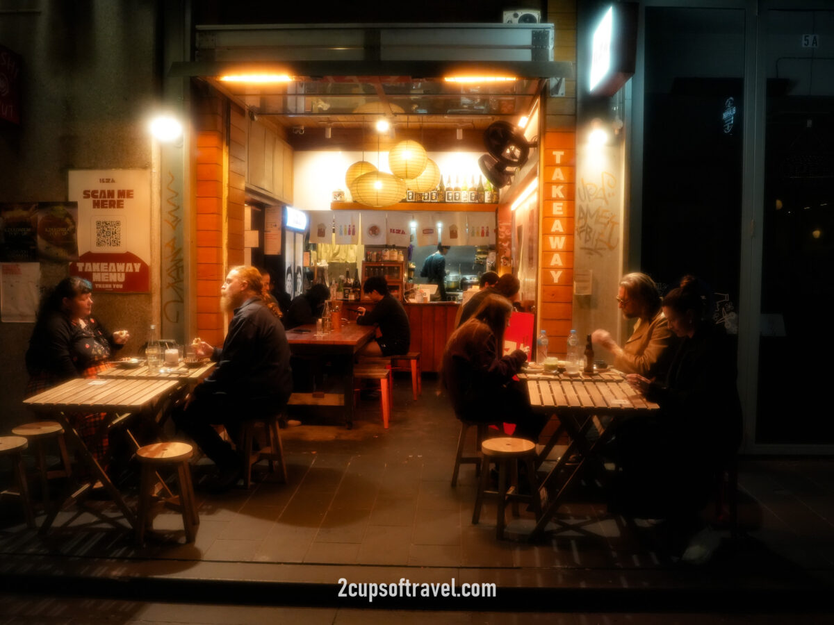 a date night in melbourne alleyways japanese food bars